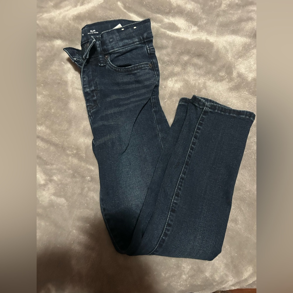 Kids Dark Blue Denim Jeans